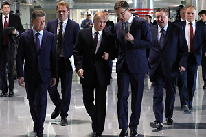 Владимир Путин дал старт работе Балаклавской и Таврической ТЭС, а также подстанции «Порт» в Тамани