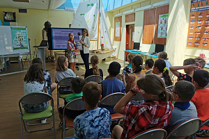 Дети со всей страны, отдыхающие в Орленке, продолжают знакомиться с темой энергосбережения